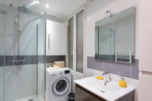 L12 Staywiz us - Port window 1Bedroom Wifi 5mins beach & Nice's Cap