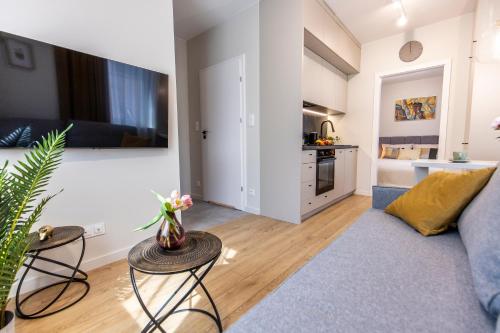 Η κουζίνα ή μικρή κουζίνα στο Navigare Apartments