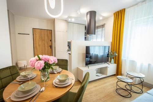 Χώρος καθιστικού στο Navigare Apartments