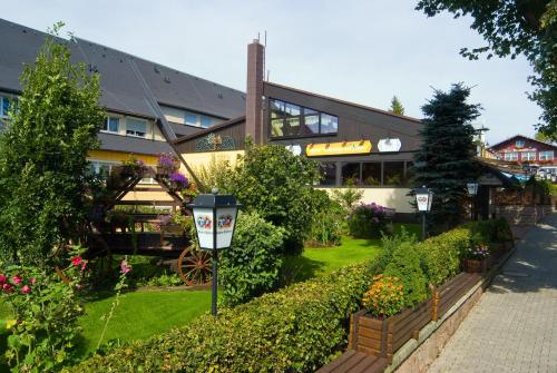 Κήπος έξω από το Hotel Thüringenschanze