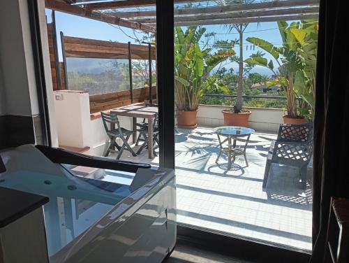 A balcony or terrace at B&B Villa Lidia
