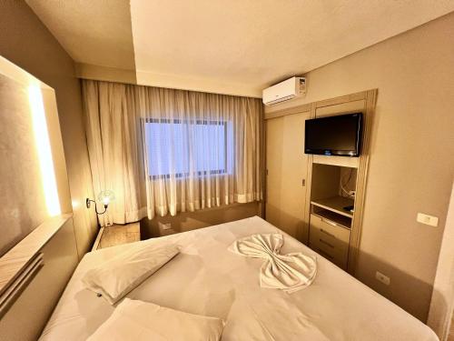 Postel nebo postele na pokoji v ubytování Flat no melhor local do Centro/Batel
