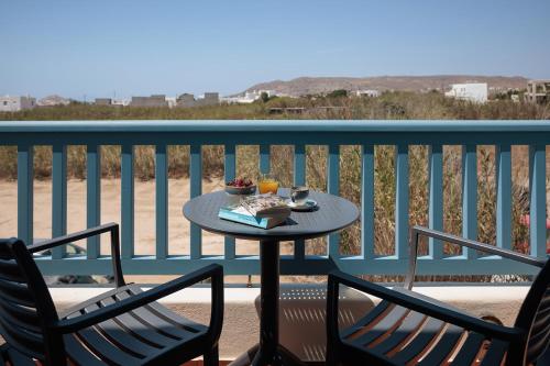 9 Muses Naxos Beach hotelにあるバルコニーまたはテラス