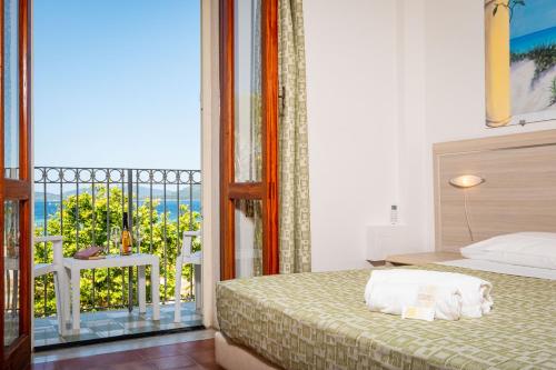 Katil atau katil-katil dalam bilik di Hotel Il Gabbiano