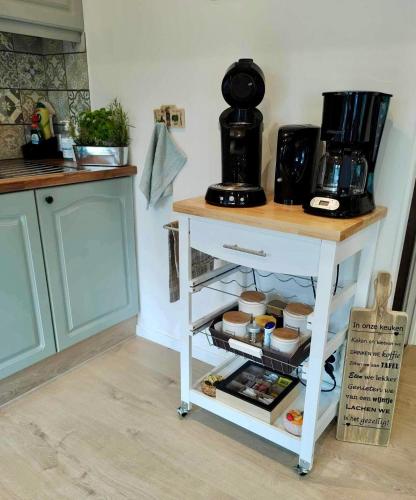 Cuisine ou kitchenette dans l'établissement Isidaura