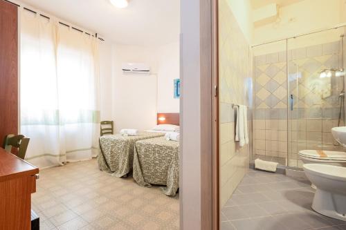Bilik mandi di Hotel Il Gabbiano