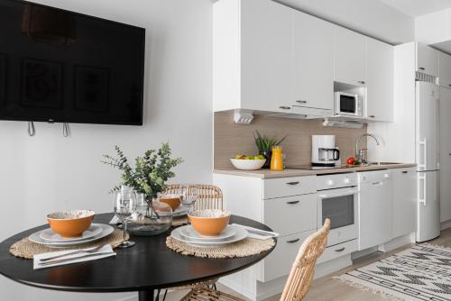 Η κουζίνα ή μικρή κουζίνα στο Borg Loft City Central