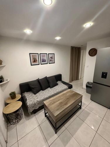 Jolie appartement Nice proche mer et aéroport Une chambre plus salon avec cuisine