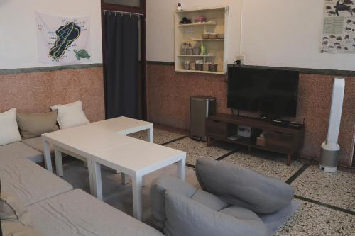 Μια τηλεόραση ή/και κέντρο ψυχαγωγίας στο 漫慢旅宿
