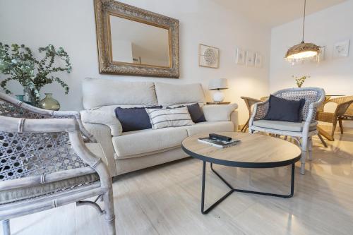 Posezení v ubytování Apartamento Amelia Campello