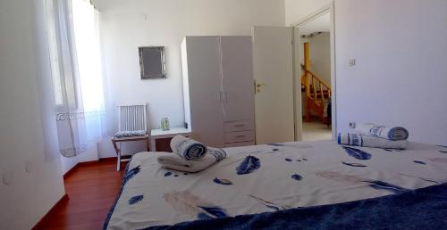 Posteľ alebo postele v izbe v ubytovaní kuća sa šarmom