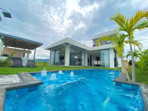 Hồ bơi trong/gần Casa Vacacional Cerca de Ibagué