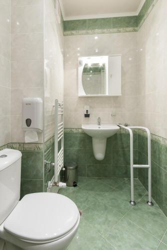 Koupelna v ubytování Hotel Chiirite
