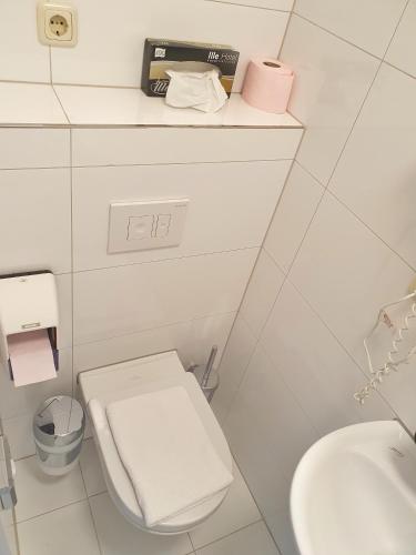 Ένα μπάνιο στο Aparthotel Jonas