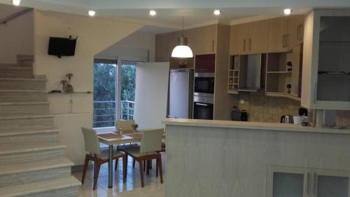 Η κουζίνα ή μικρή κουζίνα στο ILIAS VILLA IN CHANIA