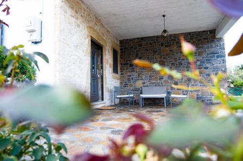 Αίθριο ή υπαίθριος χώρος στο Traditional Villa in fres