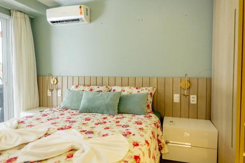 Katil atau katil-katil dalam bilik di In Mare Resort Beira Mar com Jacuzzi by Qavi