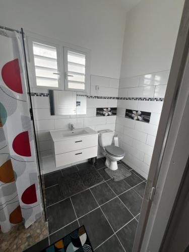 Koupelna v ubytování Appartement Jayden