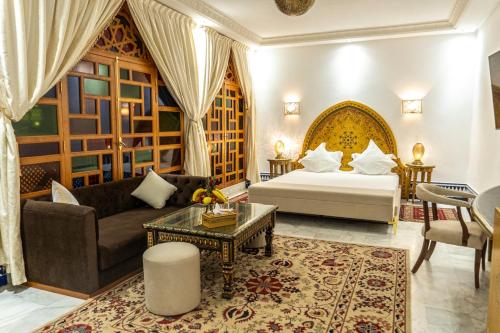 Llit o llits en una habitació de Riad El Yacout