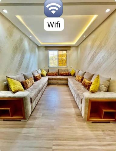 Posezení v ubytování Appartement de Rêve à M'diq