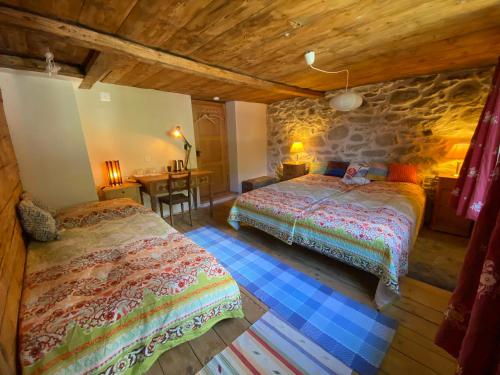 Postel nebo postele na pokoji v ubytování Casa Vegana