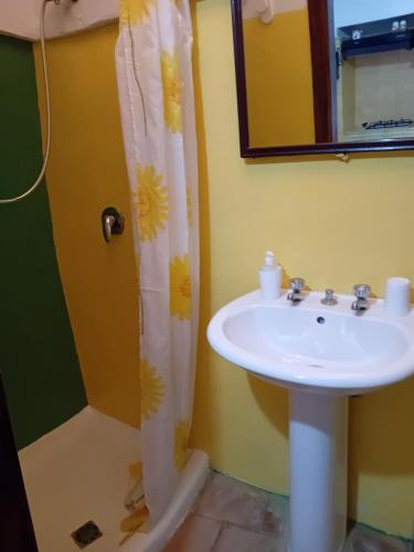 Kúpeľňa v ubytovaní dammuso bianco