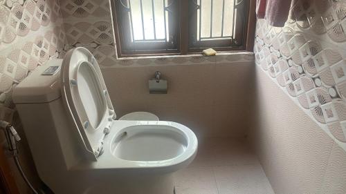 Koupelna v ubytování Danda Pari Homestay