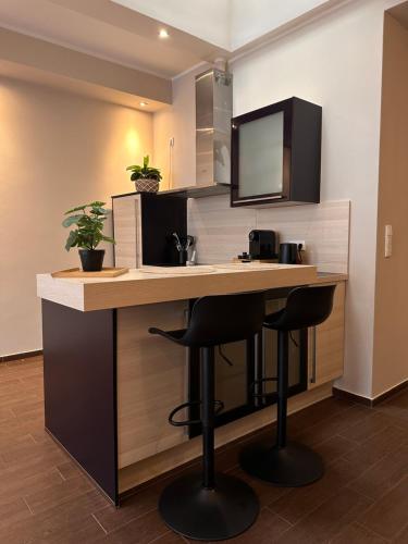 Η κουζίνα ή μικρή κουζίνα στο Schlachte-Studio No4