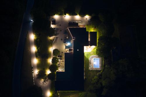 Letecký snímek ubytování Vital Hotel Flora