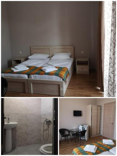 Ein Bett oder Betten in einem Zimmer der Unterkunft FRESH Hotel Kobuleti