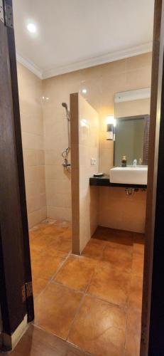 Koupelna v ubytování Dalia Budget Hotel