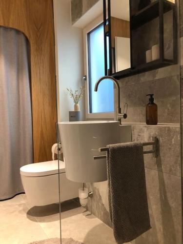 Koupelna v ubytování Appartment SPATZENNEST