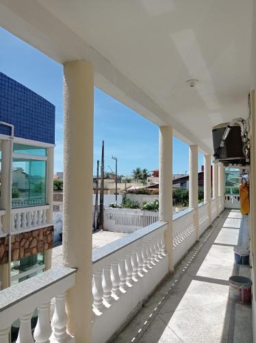 a view from the balcony of a building at Pousada Aruamar in Aracaju