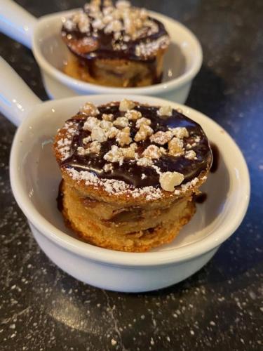a dessert in a bowl on a table at Mansion9Bruges in Bruges