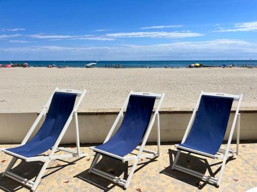 Maison sur la plage front de mer