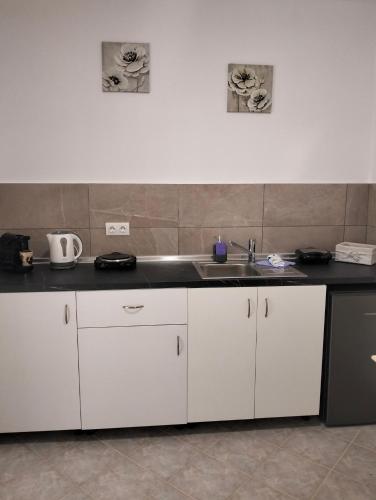 Η κουζίνα ή μικρή κουζίνα στο Thea's Apartment