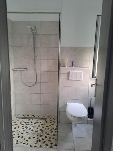 Ένα μπάνιο στο Dimitra`s Apartments Igoumenitsa