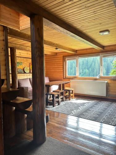 Posezení v ubytování Guest House Kaspiy