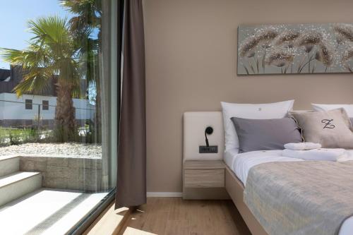 Ένα ή περισσότερα κρεβάτια σε δωμάτιο στο Brand new "Villa Z" by EL-PI TOURS