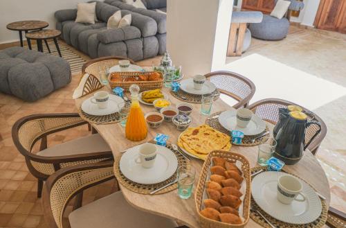 Jídlo v vily nebo okolí