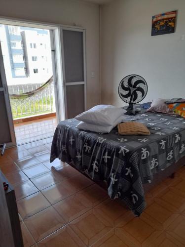 Postel nebo postele na pokoji v ubytování Sobrado beira mar com vista deslumbrante