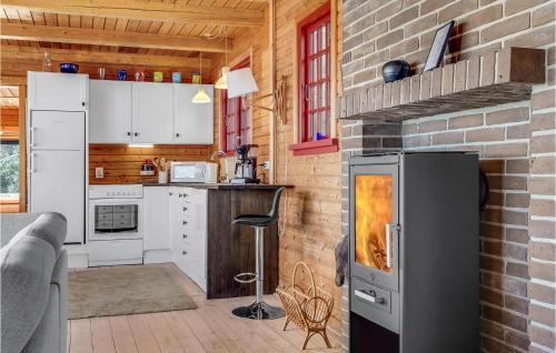 Pet Friendly Home In Nykøbing Mにあるキッチンまたは簡易キッチン