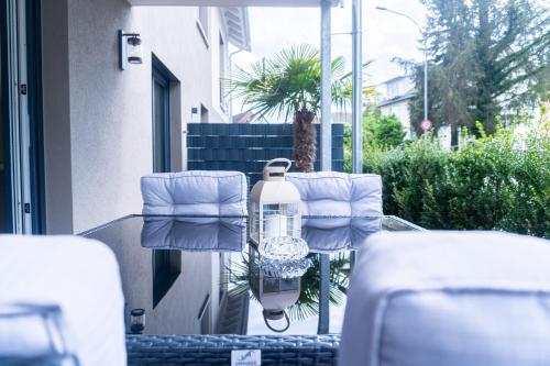Ruang duduk di Apartment Leni am Tuniberg, Weinregion
