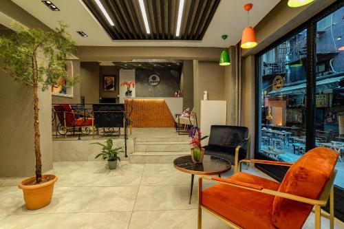 Ruang duduk di THE BEYBÛN HOTEL İstiklal Street Taksim