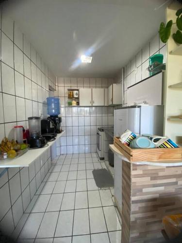 Køkken eller tekøkken på Apartamento mobiliado