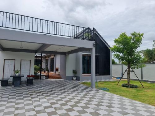 Zahrada ubytování P2 Location pool villa