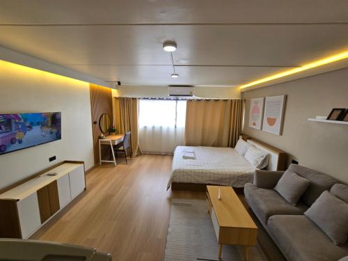 Posezení v ubytování BetterRoom เมืองทองธานี C6