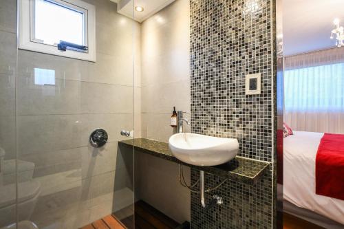 Ámbar Suitesにあるバスルーム