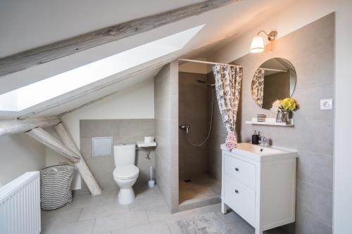 Kúpeľňa v ubytovaní Pitypang Apartman Siófok
