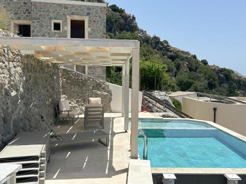 Πισίνα στο ή κοντά στο Meraki Apartments Crete